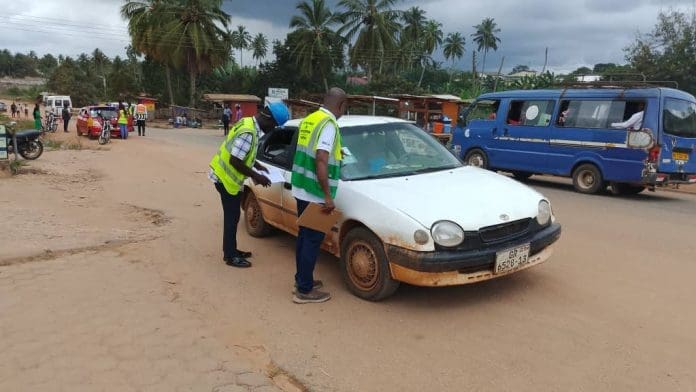 Dvla Mttd Enforce Road Safety Regulations In Agona Sweduro Municipality