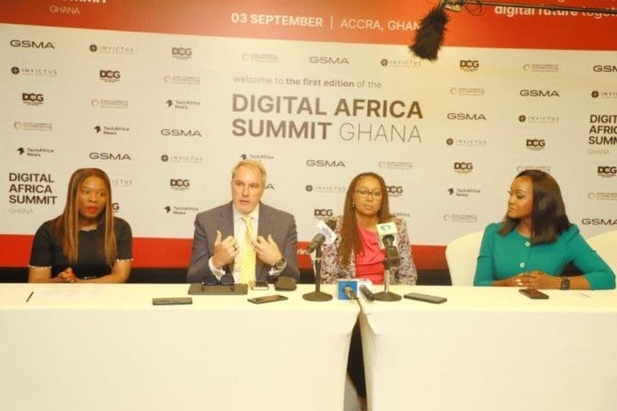 Stephen Blewett Mtn Ghana Nomphilo Morafo Mtn Group Angela Wamola And Caroline Mbugua Gsma Africa