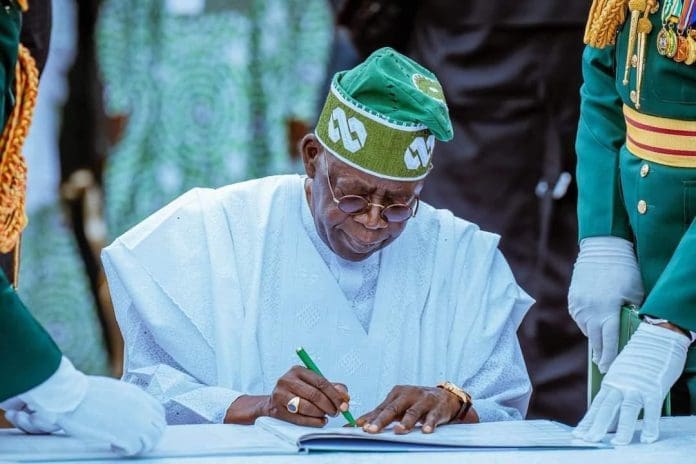Tinubu Signs
