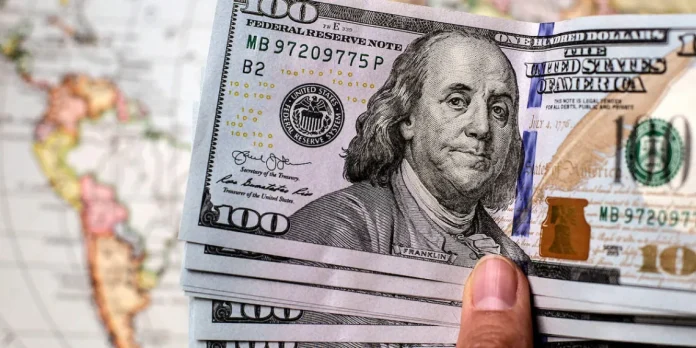 A photo illustration show the US Dollars in Buenos Aires, Argentina, on October 16, 2019. (Photo illustration by Carol Smiljan/NurPhoto) A photo illustration show the US Dollars in Buenos Aires, Argentina, on October 16, 2019. (Photo illustration by Carol Smiljan/NurPhoto)