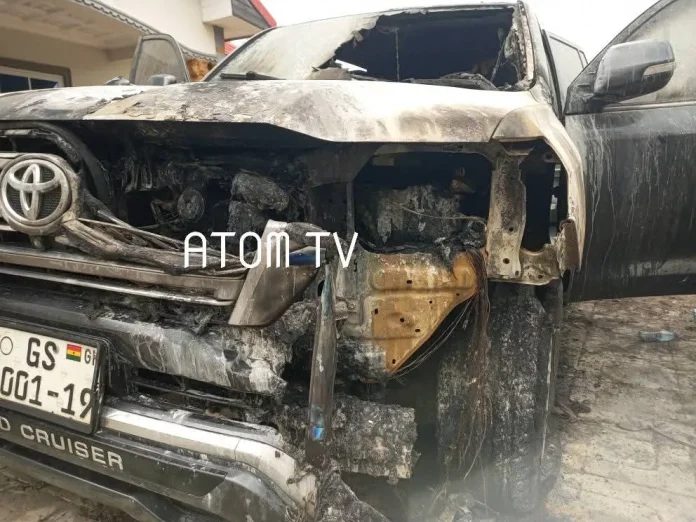 Vehicle Set On Fire
