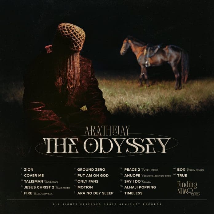 Arathejay The Odyssey Tracklist