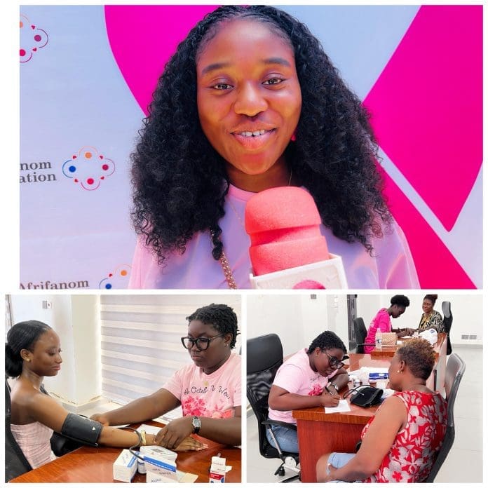 Director Of  Afrifanom Foundation Ms Ewura Abena Gyankoma Afrifa
