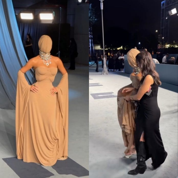 Kim Kardashian had to be guided