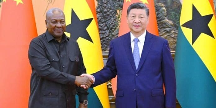 President Mahama And Xi Jinping
