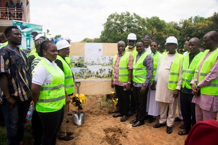 Robert Kuzoe Representatives Of The University For Development Studies And Some Dignitaries At The Site For Groundbreaking Robert Kuzoe Representatives Of The University For Development Studies And Some Dignitaries At The Site For Groundbreaking