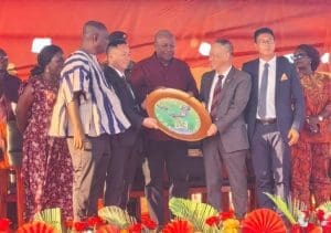 With President Mahama