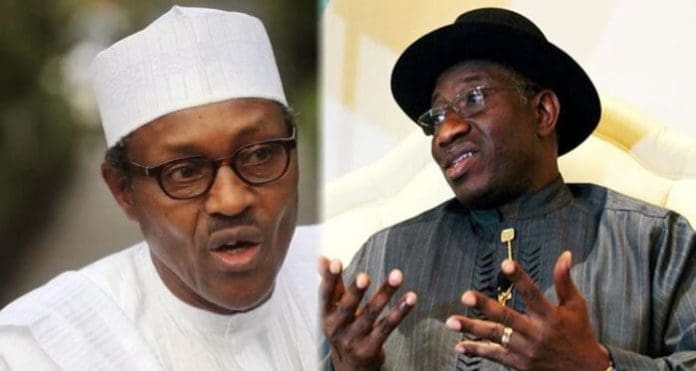 Buhari and Goodluck Jonathan