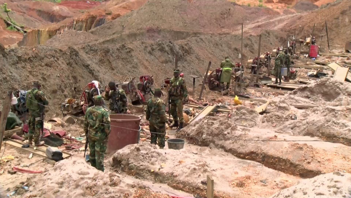 Image Source: Joynews ©Military face incessant attacks by residents of galamsey communities