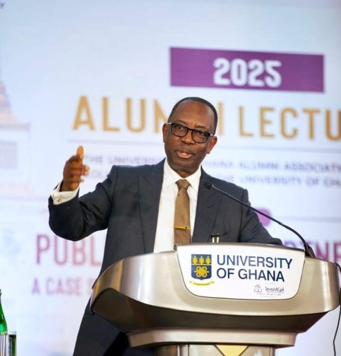 Private Sector Must Be Recognized as a Partner, Not a Competitor – Alex Dadey Advocates at UG Alumni Lecture 2025