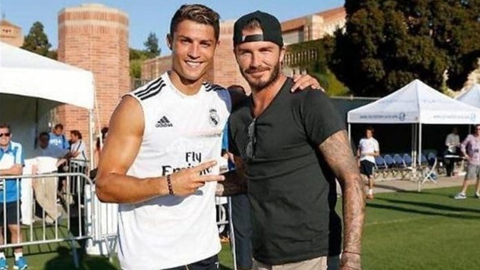 Cristiano Ronaldo and David Beckham Cristiano Ronaldo and David Beckham