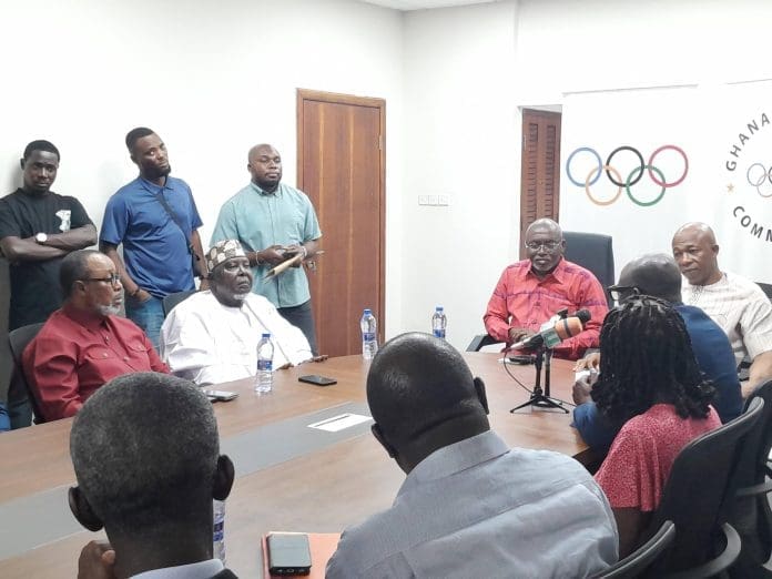 Caa President Meets Ghana Olympic Committee