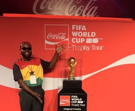 Kojo Junior Partners with Coca-Cola for Historic World Cup Trophy Tour in Abidjan