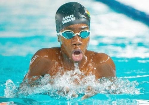 Ghanaian Swimmer Yamin Boamah Sets 10 Personal Bests in Canada