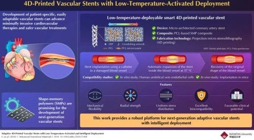 Japanese Researchers Develop Smart Stents Deploying At Body Temperature