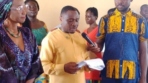 George Justice Arthur Mayor Of Cape Coast Represents President John Dramani Mahama At The Photo Exhibition