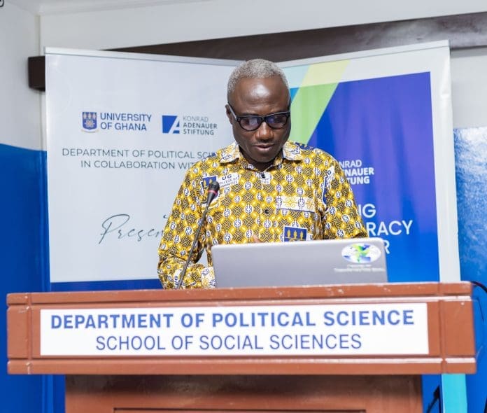 Professor Isaac Owusu Mensah Head Of The Department Of Political Science At The University Of Ghana