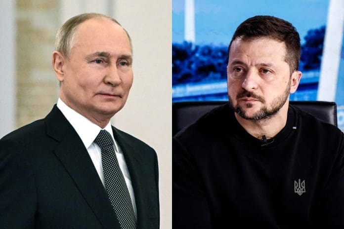 Vladimir Putin Volodymyr Zelensky Ew P C B D