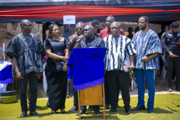 Julius Debrah Leads Mahama Delegation to Funeral of the Father of PRINPAG President David Tamakloe