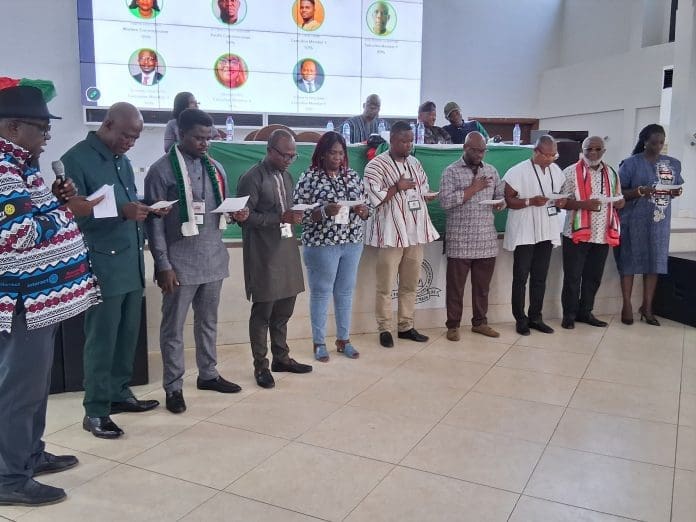 Dr. David Tetteh has been elected and sworn in as a member of the National Executive Committee (NEC) of the NDC Professionals Forum.