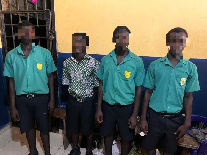 Ada Senior High Technical Students Arrested After Viral Cutlass Video Ada Senior High Technical Students Arrested After Viral Cutlass Video