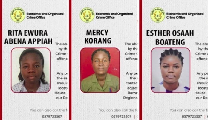 Eoco Declares Three Ghanaian Women Wanted Over Alleged Financial Loss To The State Eoco Declares Three Ghanaian Women Wanted Over Alleged Financial Loss To The State
