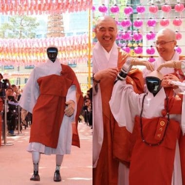 South Korea Ordains Humanoid Robot as Buddhist Monk
